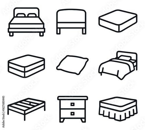 Minimalist Bedroom Icons
