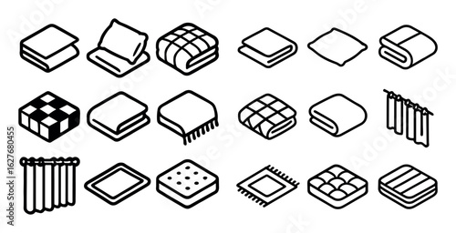Isometric Bedroom Icons