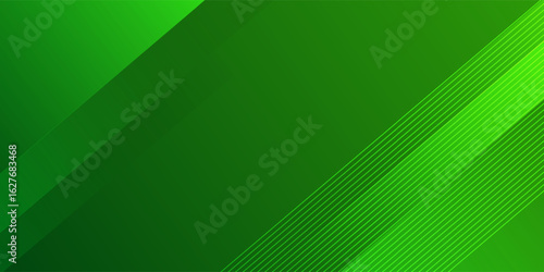 Abstract green sporty background template vector with shiny lines and lights. vector illustration