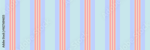 Suit fabric lines vector, nostalgia texture vertical textile. 1960s stripe seamless pattern background in light and red colors.