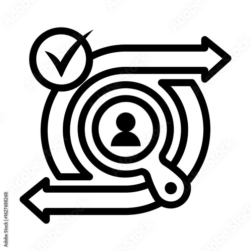 identification Line Icon