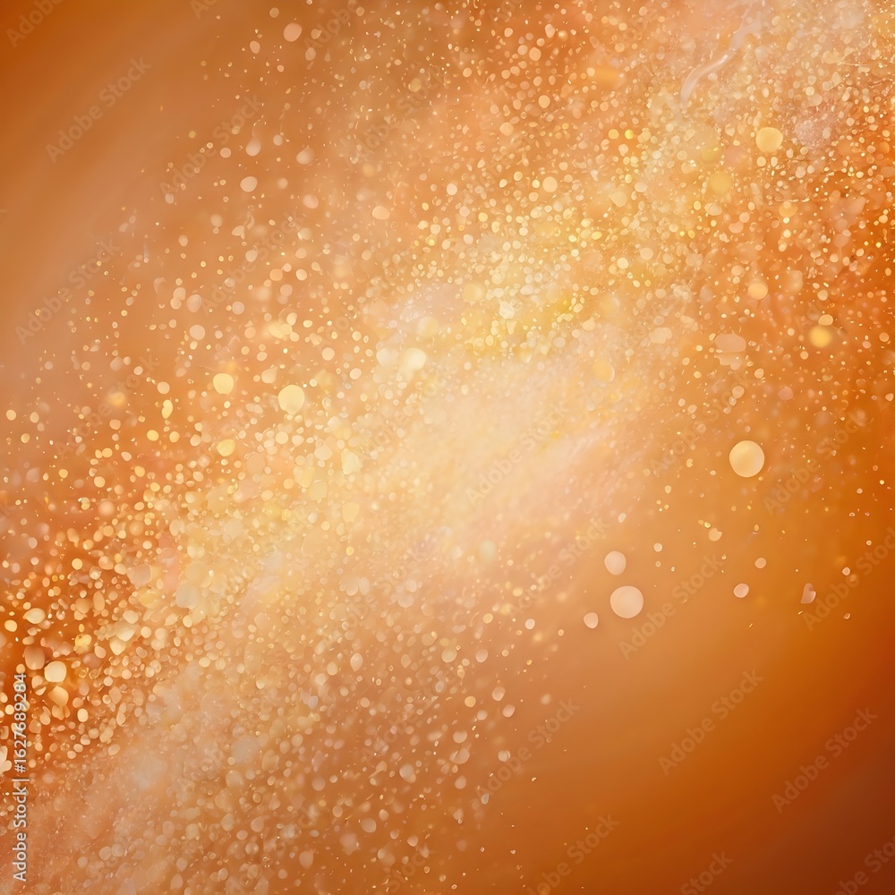 Fototapeta premium Warm apricot light spot abstract background