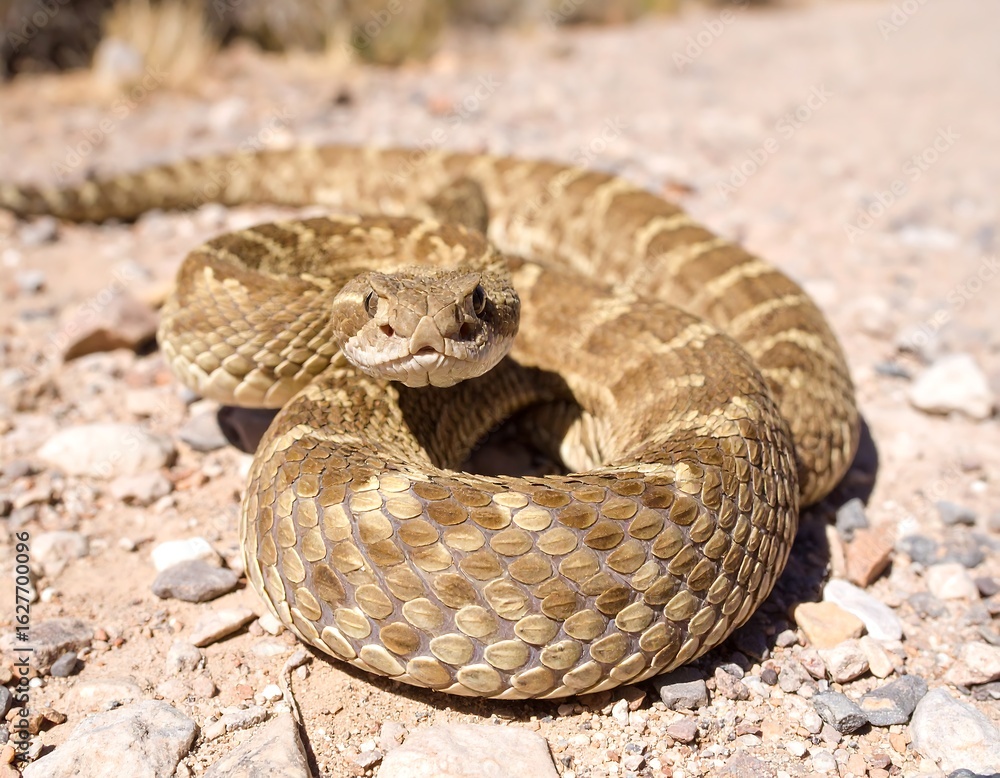 Fototapeta premium Close-up of a desert snake