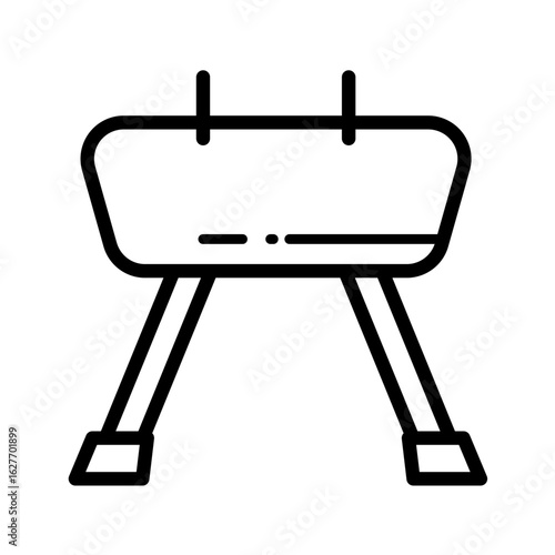 Pommel horse - vector icon