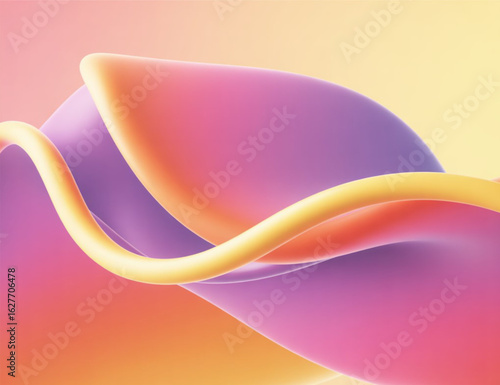 Fluid Gradient Wave Abstract Background – Modern Colorful 3D Design

