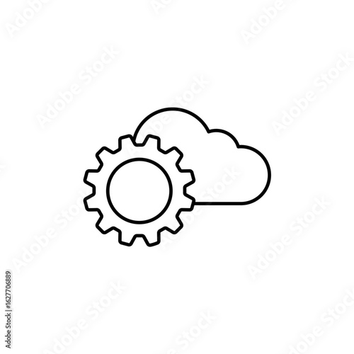 Icon a iaas, isolated against a clean background.