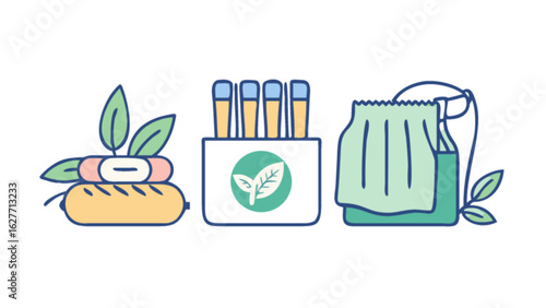 Eco friendly lifestyle products sustainable living zero waste reusable items for environmental conservation