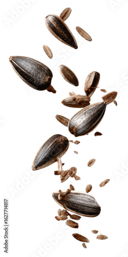 Wallpaper Mural Sunflower seeds in mid-air Torontodigital.ca