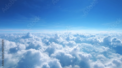 Wallpaper Mural Serene sky over expansive cloudscape. Artificial intelligence image Torontodigital.ca