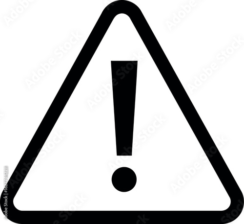 Warning sign exclamation mark danger alert