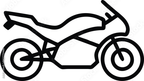 ducati monster bike vector silhouette illustration