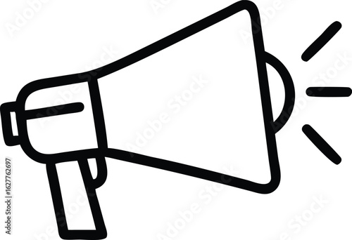 megaphone vector silhouette