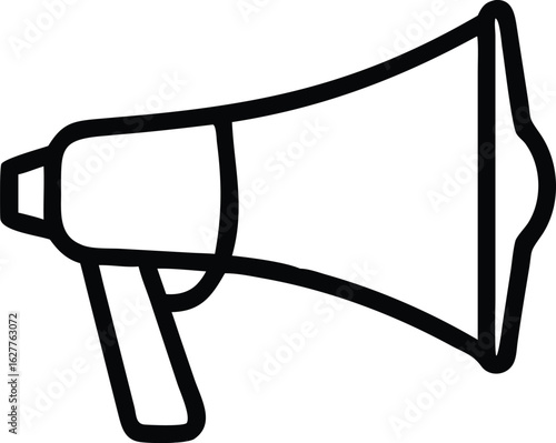 megaphone vector silhouette