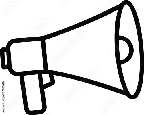 megaphone vector silhouette