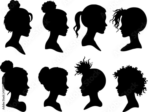 Elegant Dancing Couples Silhouette Set – Romantic Dance Poses Clipart