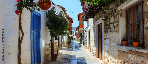 Fototapeta Naklejka Na Ścianę i Meble -  narrow street in burano