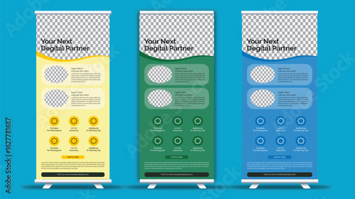 roll--up banner design for your event outdoor advertising