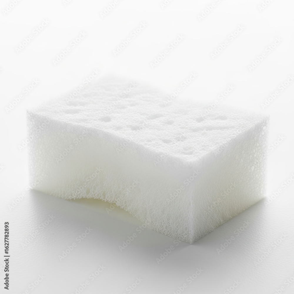 Fototapeta premium white soap on white background