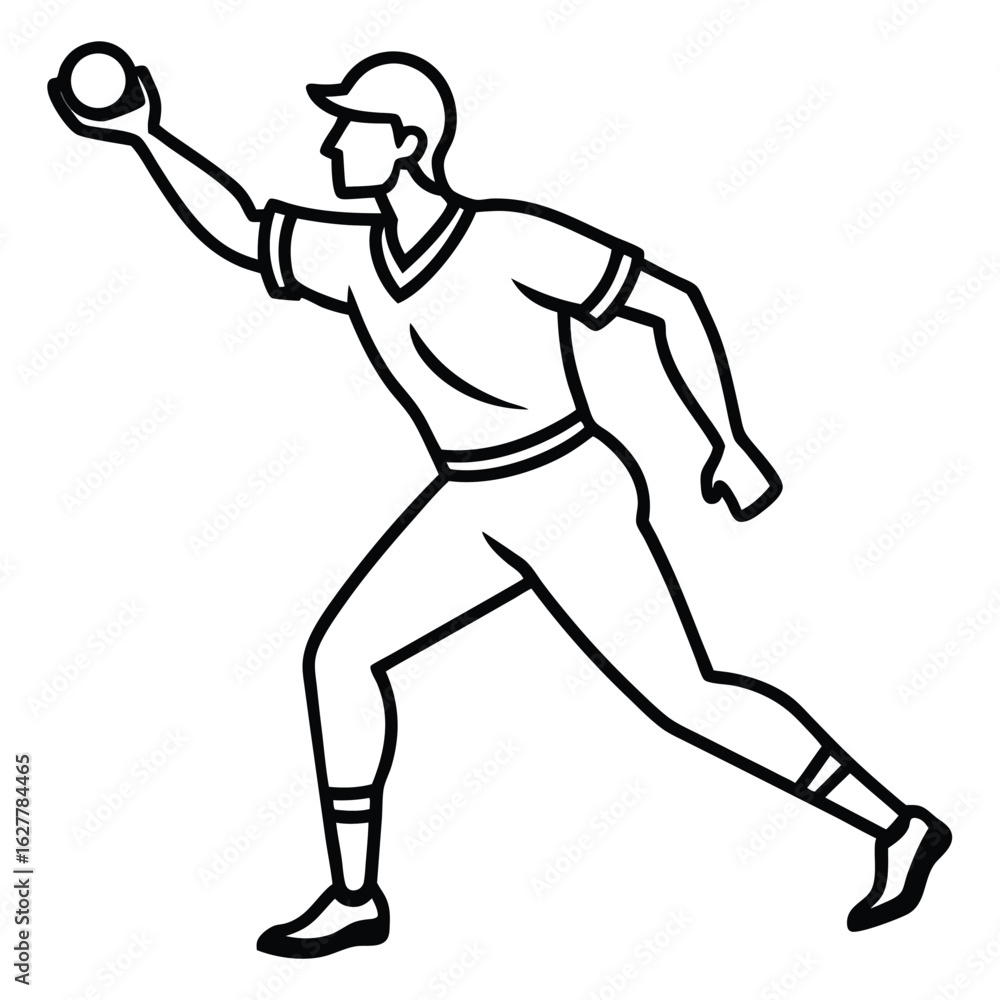 Baseball player catching ball in action athlete sport Baseball player catching ball in action athlete sport