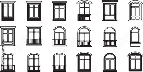Assortment of Architectural Window Styles and Designs architecture building