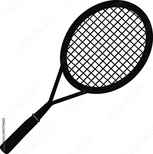 badminton racket silhouette