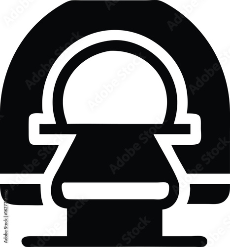 ct scanner silhouette