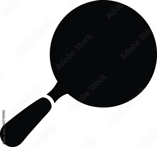 frying pan silhouette illustration