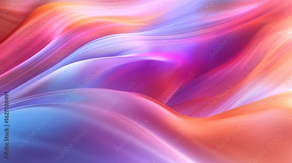 Fototapeta premium abstract, colorful, fluid, flowing, dynamic, vibrant, ethereal, mesmerizing, dreamlike, surreal, kaleidoscopic, shimmering, iridescent, gradient, seamless, smooth, undulating, hypnotic, mesmerizing, e
