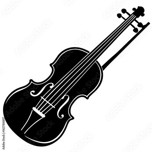 violin vector illustration