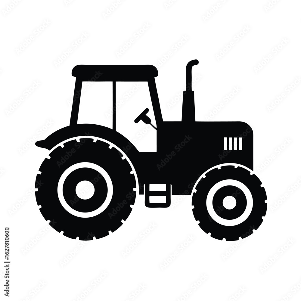 Obraz premium tractor isolated on white background