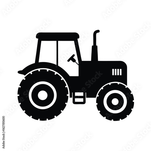 tractor isolated on white background