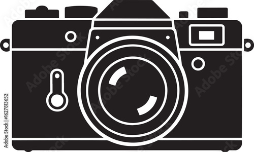 Classic Camera Icon Vector Illustration A Timeless Symbol of Photography and Visual Storytelling