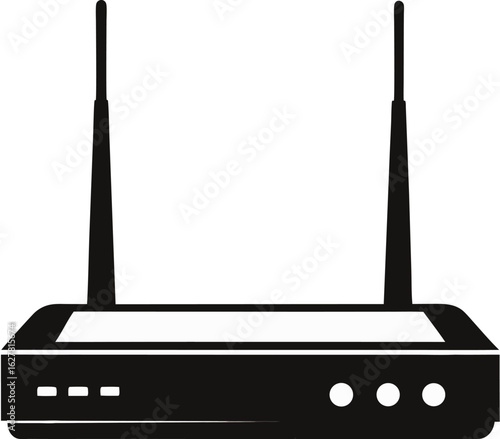 wi fi router silhouette 