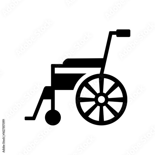 wheelchair icon vector illustration