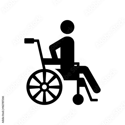 disabled person with wheelchair