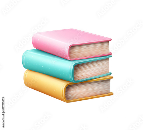 Stack of colorful books (56)