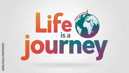 Life's global passage message with the earth