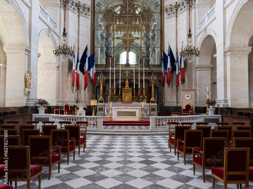 vue intérieure de l'hôtel national des Invalides à Paris en France