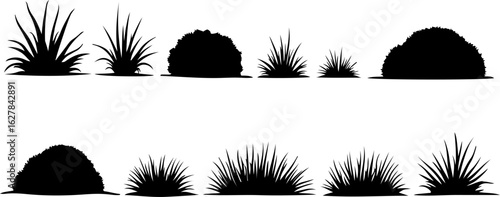 Bigfoot Silhouettes Vector Set" vector bundle