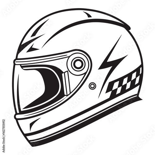 Racing Helmet Icon 