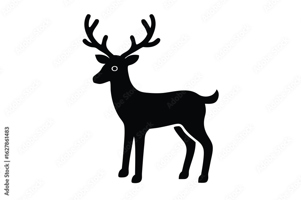 Fototapeta premium reindeer vector icon