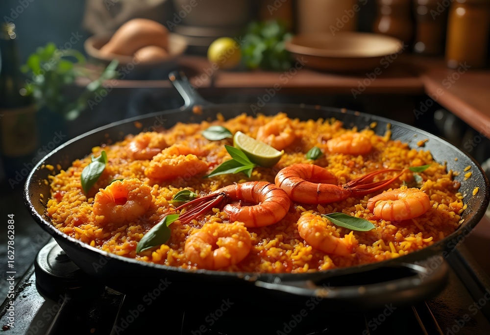 Delicious Seafood Paella: A Vibrant Spanish Culinary Delight Delicious Seafood Paella: A Vibrant Spanish Culinary Delight