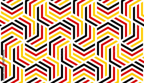 germany flag chevron pattern. geometric background for decoration and etc. vector illustration