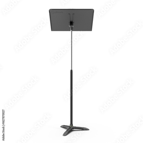 Quadro su tela Music Stand with Sheet Music Isolated on Transparent Background
