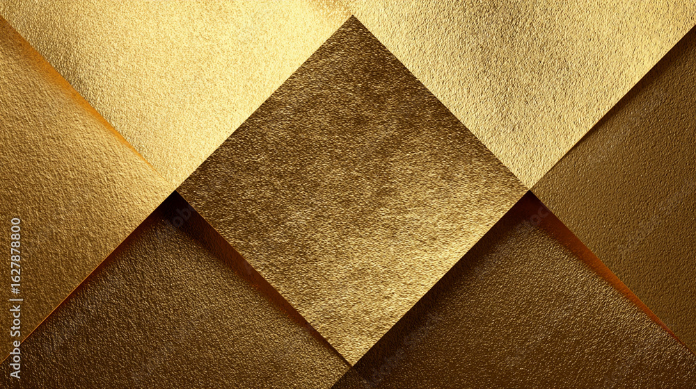 Obraz premium Golden Geometric Abstract Background Luxury Design