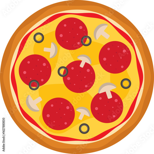 pizza vector illustration