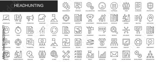 Customer Service Black Icon collection most use on social Media