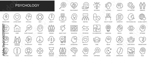 Customer Service Black Icon collection most use on social Media