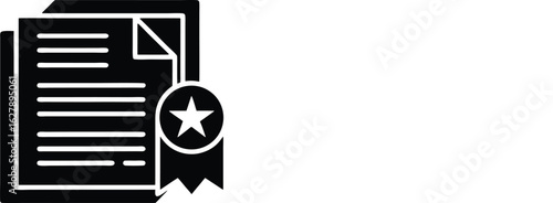 exam results vector icon.