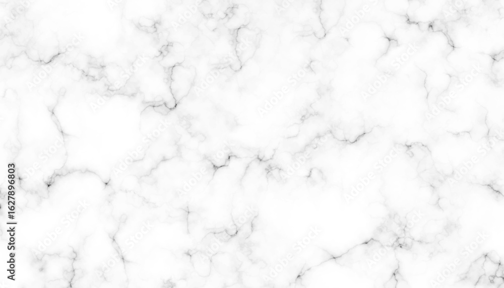 Obraz premium Luxury White Marble Texture with Subtle Grey Veins
